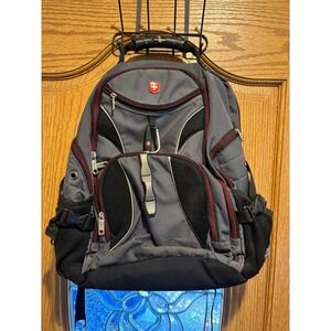 Swiss Gear Gray Backpack Laptop Travel‎ School Book Bag